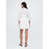 3/4 SLV TEXTURED MINI DRESS NEW OFF WHITE V2