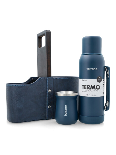 Combo 1LT + Matera De Auto Clasica Azul opaco