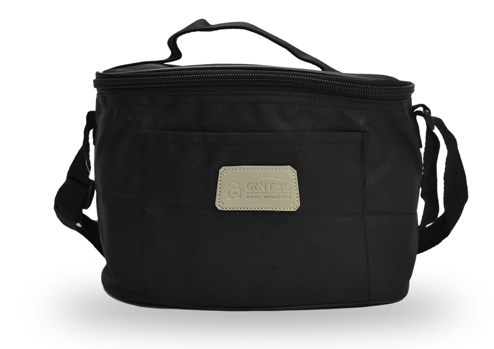 BOLSO TERMICO T/LUNCHERA LONA LISA NEGRA 23X12X17CM 26663 Q70 