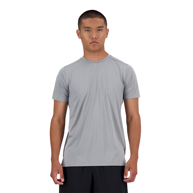 Remera New Balance Run It Gris