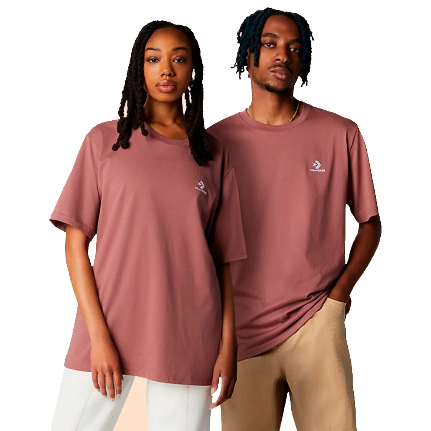 Remera Converse Unisex CHEST STAR CHEV 10023876A06 PINK