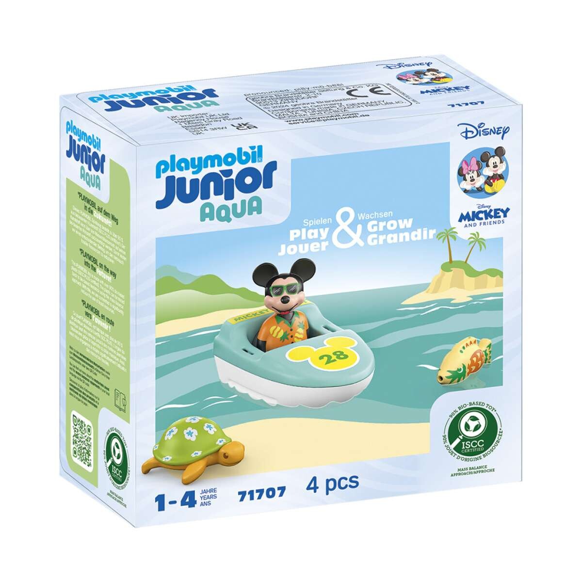 El Paseo en Barco de Mickey Playmobil Jr - 4 Piezas 