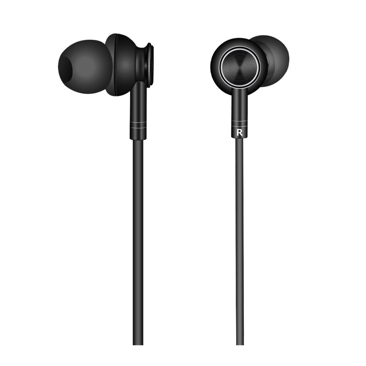 Auriculares Con Cable AW-F1 - Negro 
