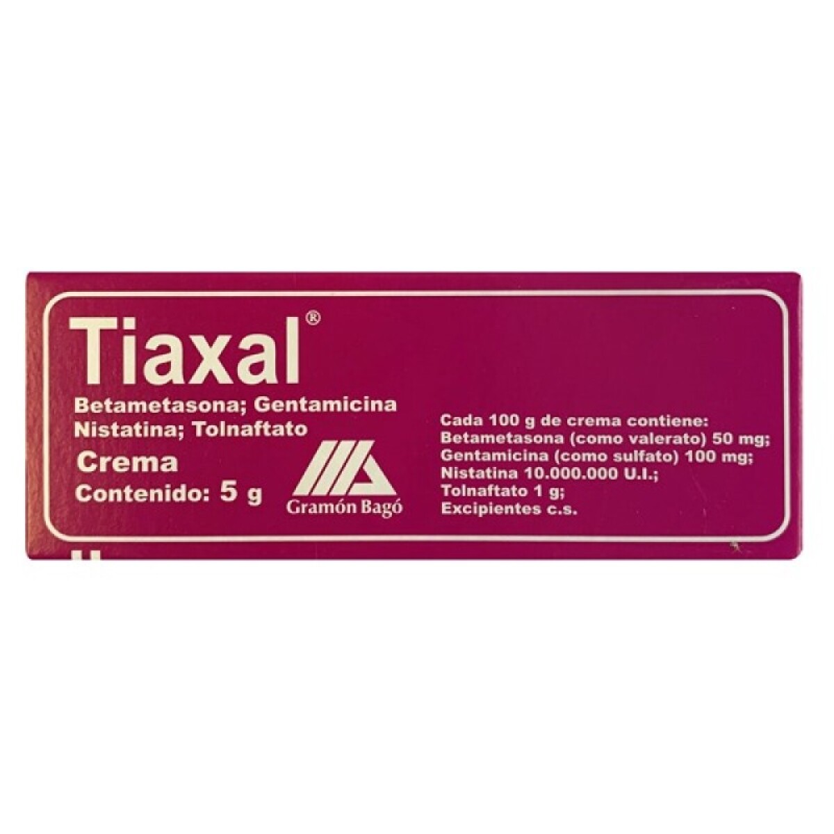 Tiaxal crema 5 gr. 