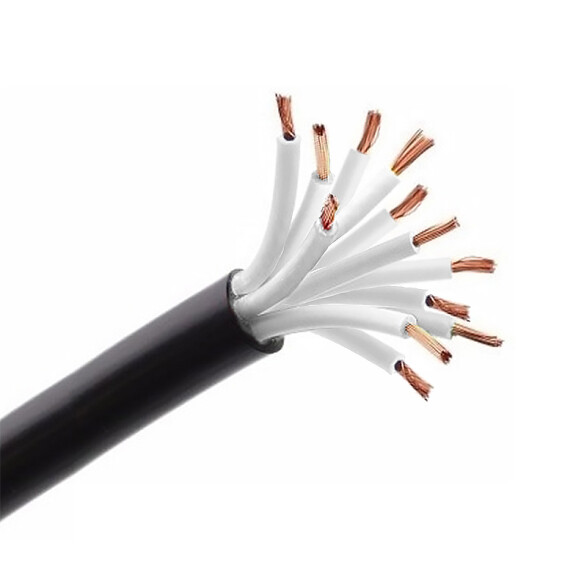Cable de comando flexible negro, 12x1,5mm² - Funsa N14315