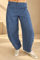 Pantalon barrel Azul