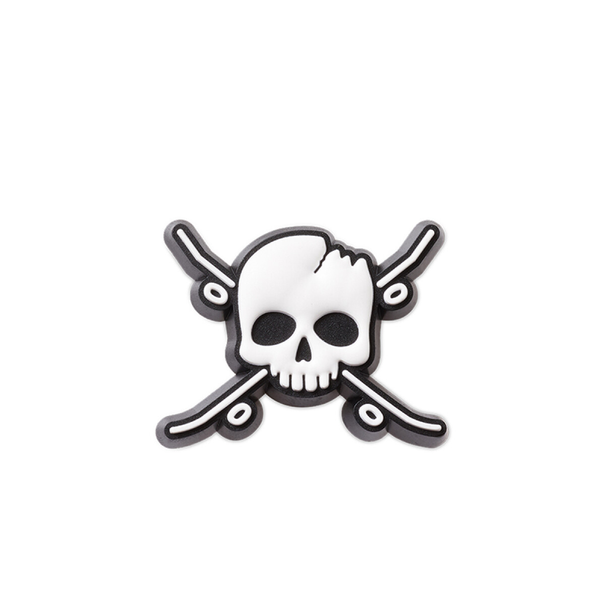 Jibbitz™ Charm Skateboard Cross Bones - Multicolor 