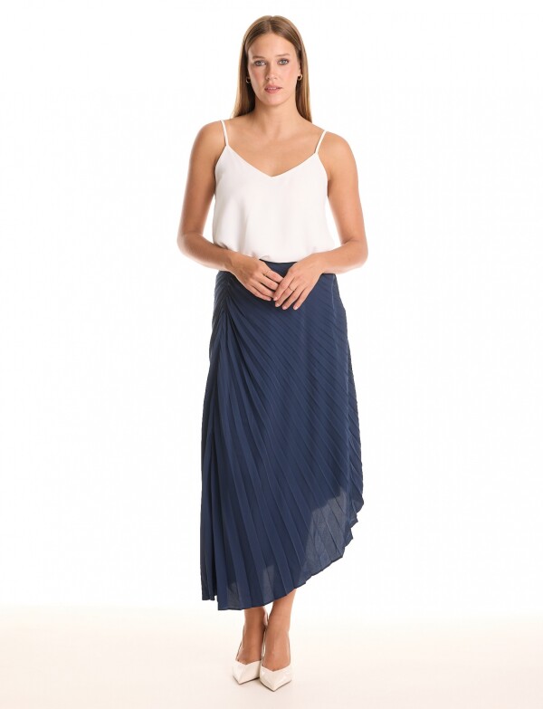 Falda Maxi Plisada MARINO