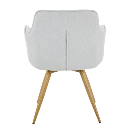 Silla Giratoria Armonía - Tela Rústica W3 (Beige)