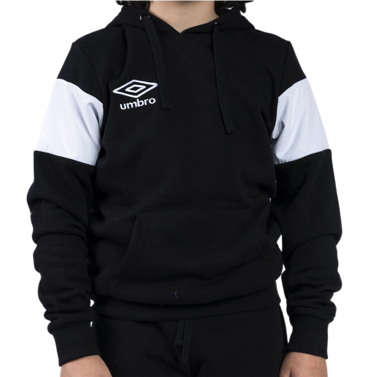 Buzo de Niños Umbro Canguro Vintage II Kids - Negro - Blanco - Rojo 