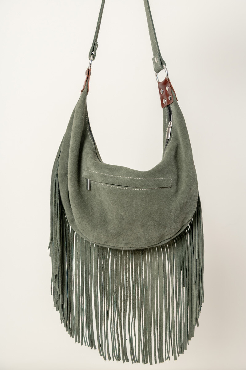 Cartera fede Verde gamuza