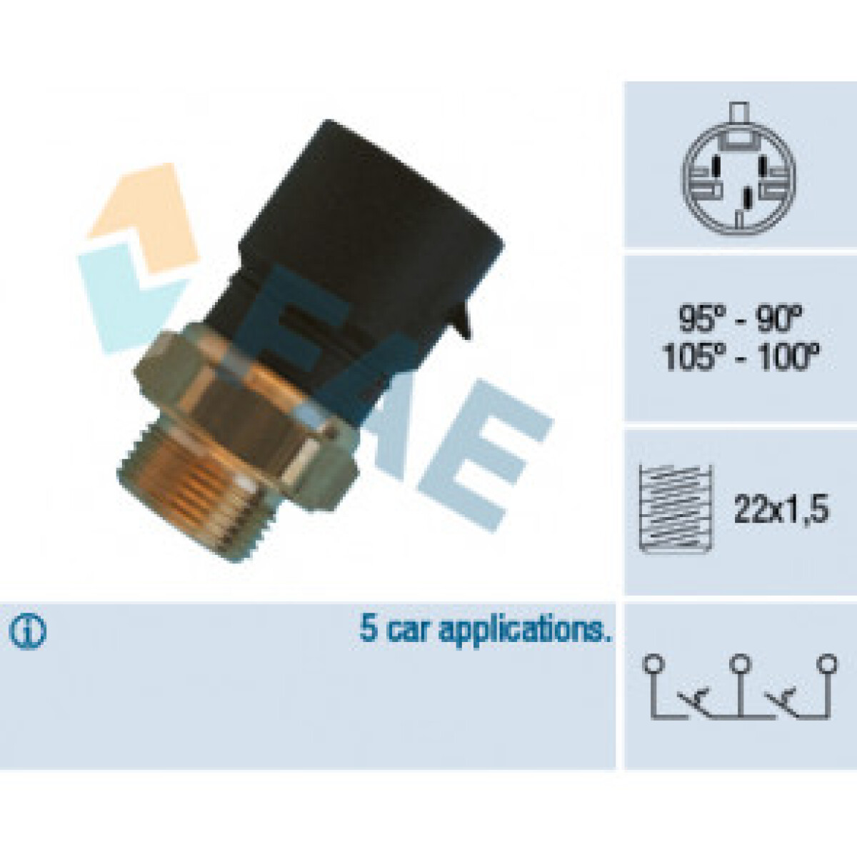 BULBO INTERRUPTOR - ELECTRO CHEVROLET ASTRA VECTRA 1.7D FAE 