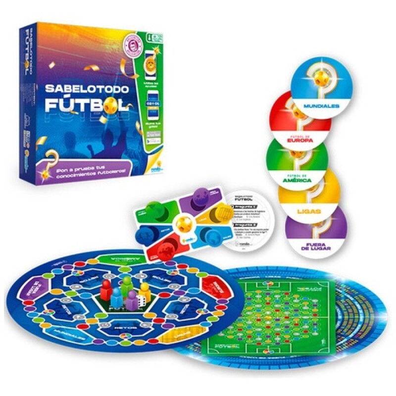Juego de mesa Sabelotodo Fútbol Ronda responde preguntas sobre fútbol Juego de mesa Sabelotodo Fútbol Ronda responde preguntas sobre fútbol