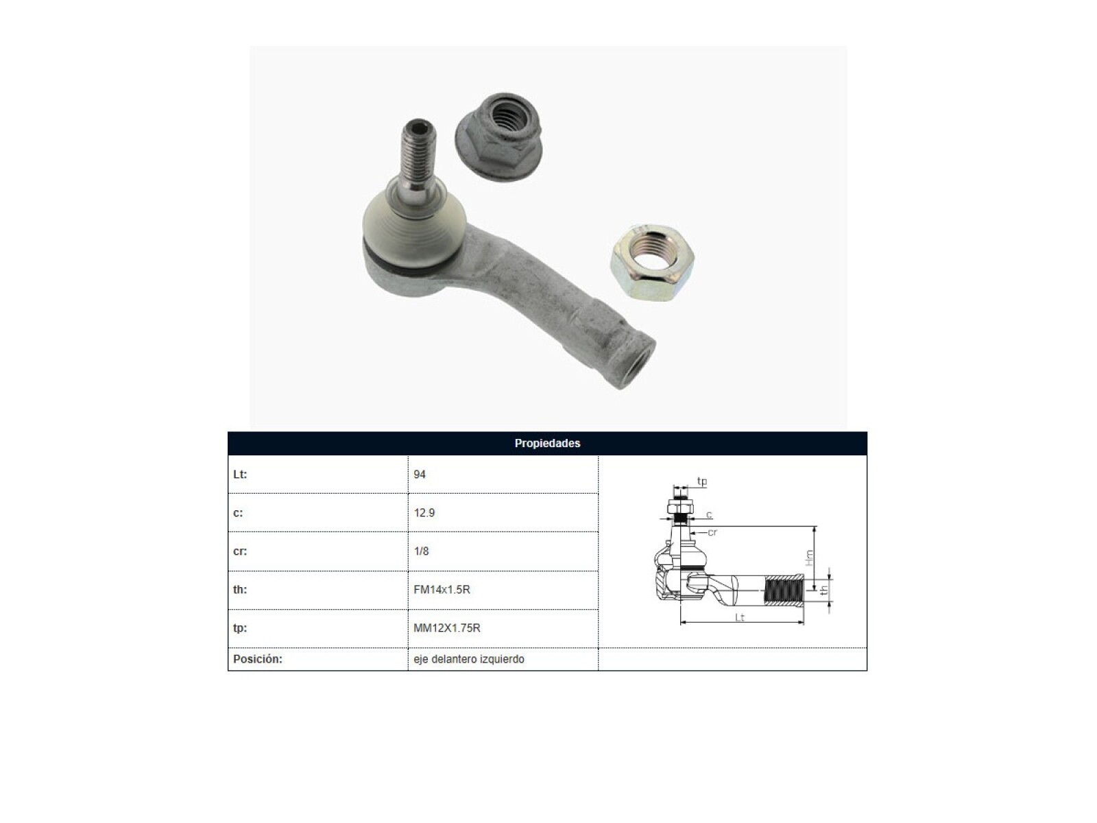 Puntero Ford Ecosport/Fiesta/Ka 05-25 Der 