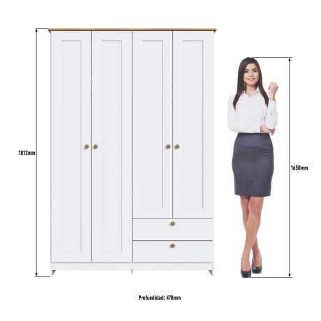 ROPERO 4 PUERTAS 2 CAJONES GUARDARROPA ARMARIO PLACARD CLOSET - LÍNEA AMERICANA ROPERO 4 PUERTAS 2 CAJONES GUARDARROPA ARMARIO PLACARD CLOSET - LÍNEA AMERICANA