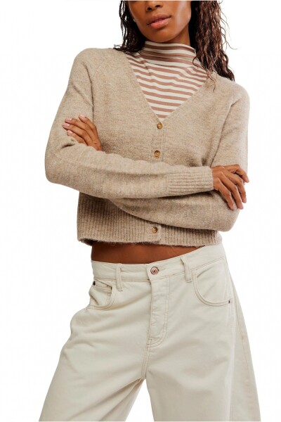 SCHOOL GIRL CARDI Vison