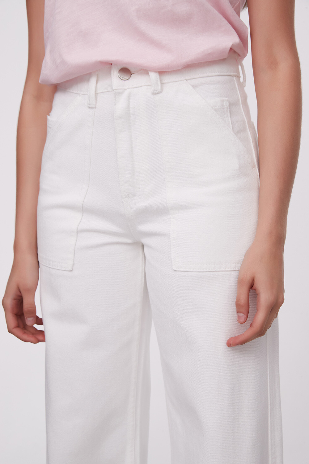 Pantalon Quadrina Marfil / Off White