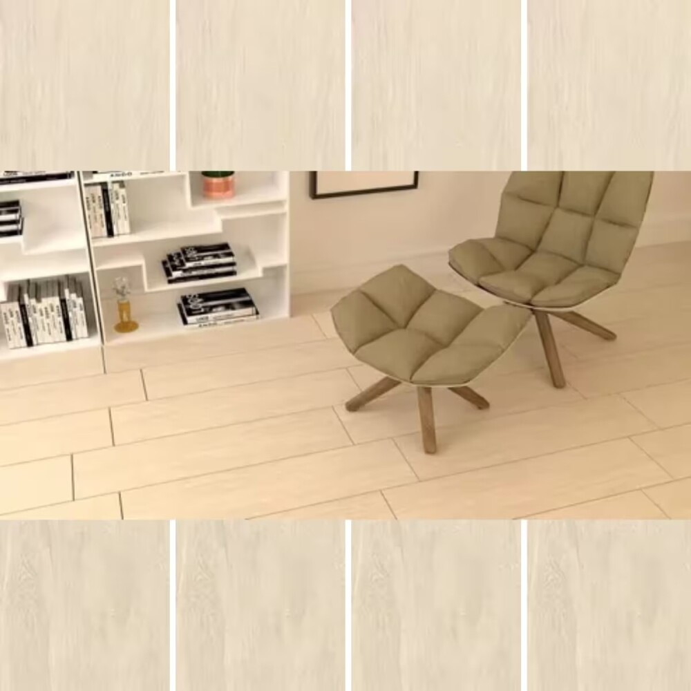 Porcelanato Ecofloor Pinus 24.5x100 cm Mate y rectificado Porcelanato Ecofloor Pinus 24.5x100 Cm Mate Y Rectificado