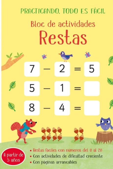 RESTAS. BLOC DE ACTIVIDADES RESTAS. BLOC DE ACTIVIDADES
