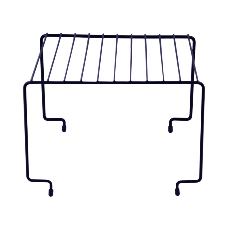 Estante organizador apilable NEGRO