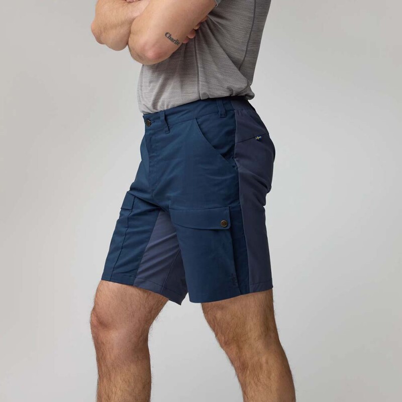 Short Fjallraven Abisko Hybrid Trail Shorts M Hombre Suede Brown