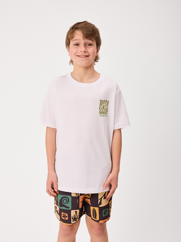 T-SHIRT AMSTER TEEN RUSTY Blanco