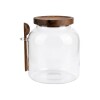 FRASCO DE VIDRIO C/TAPA/CUCHARA 2500ML Unica