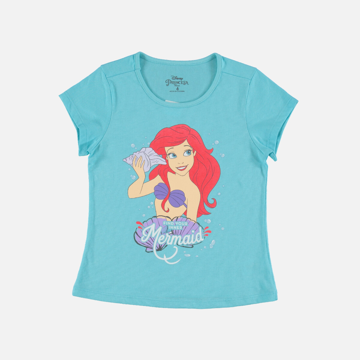 T-shirt de niña Sirenita - TURQUESA 