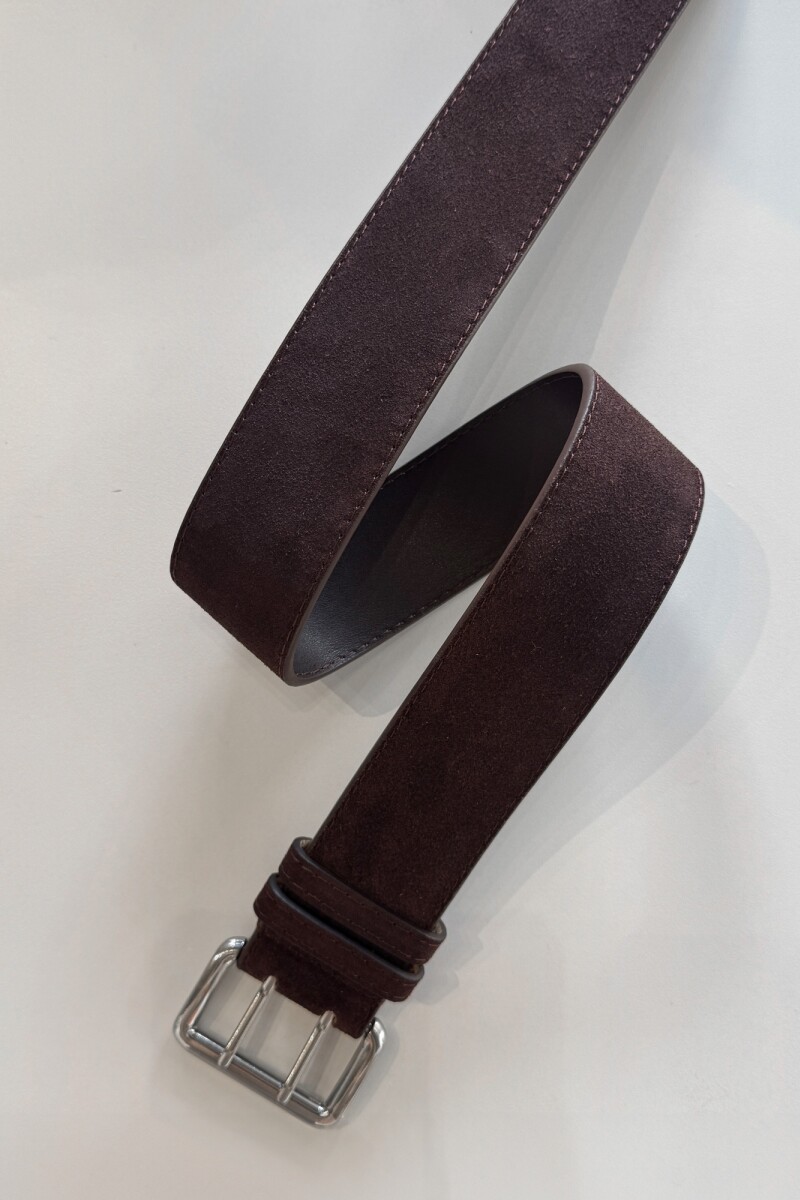 CINTO GAMUZA DOBLE CHOCOLATE