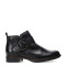 Botas de Mujer Bottero Caña Baja de Cuero Negro