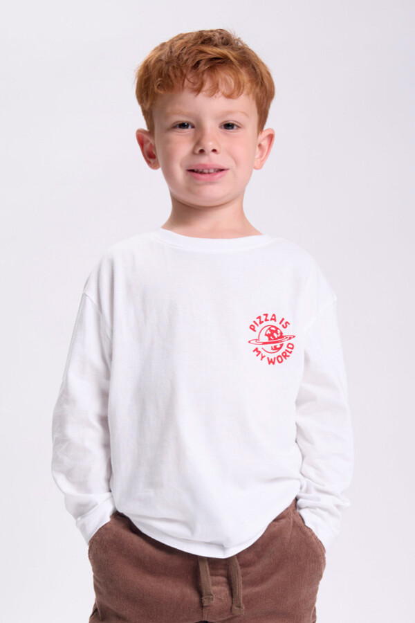 Remera estampada Fun Blanco