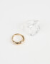 Sets Anillos Chunky Edition Set De Anillos Chunky - Dorado