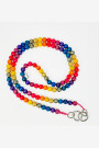 Mobilechain made of wood Multicolor