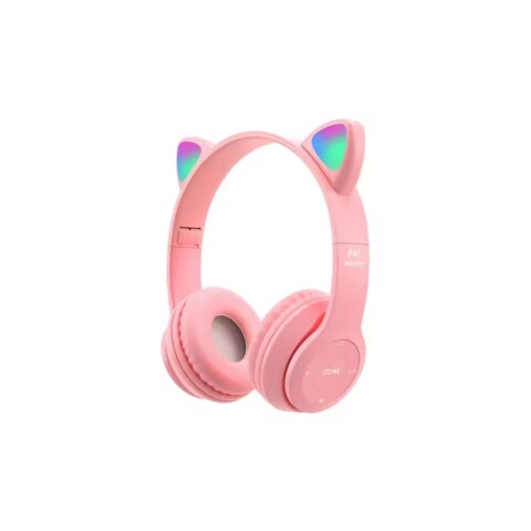 AURICULARES INALÁMBRICOS CUTE CAT EARS Rosa