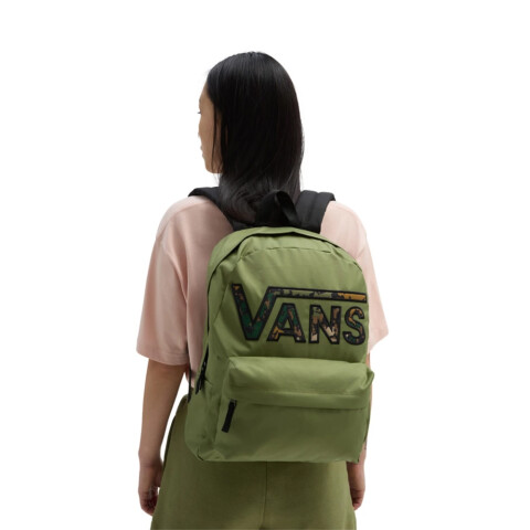 MOCHILA VANS REALM FLYING V Green