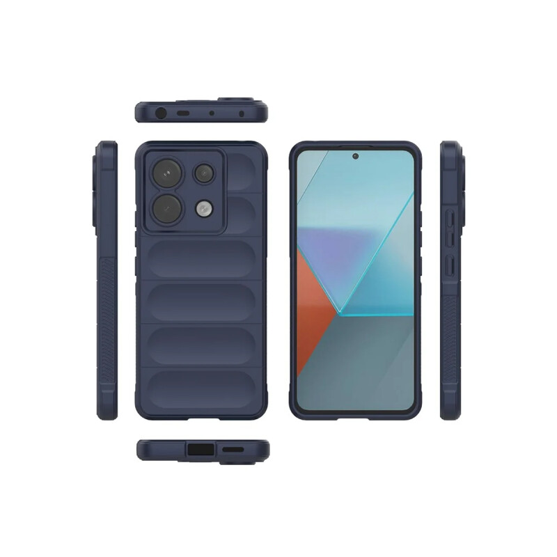 Protector Xiaomi Redmi Note 13 Pro 5G engomado con textura color azul Protector Xiaomi Redmi Note 13 Pro 5g Engomado Con Textura Color Azul