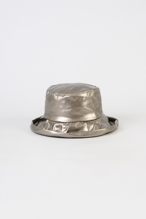 Sombrero metalizado negro