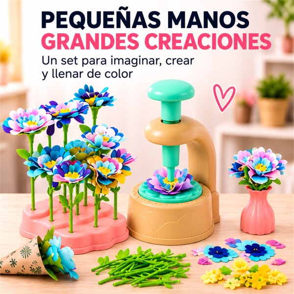 Kit Máquina para Hacer Flores Verde 1