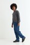 Jean baggy cargo JEAN OSCURO