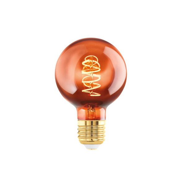 Lámpara LED globo filamento espiral cobre 4W 2000K EG2021X