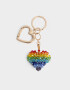 Bijouterie Vs Pride Llavero Y Bag Charm Corazón Pride - Dorado