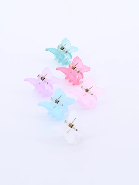 PINZAS MARIPOSA PACK x 6 MULTICOLOR