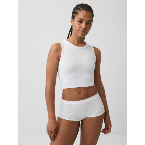 SEAMLESS LONGLINE TANK OPTIC WHITE V6