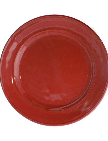 PLATO DE POSTRE 22.5CM BORDE DOBLE ROJO PLATO DE POSTRE 22.5CM BORDE DOBLE ROJO