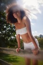 TOP BANDEAU FLIRTY FRILL Marfil