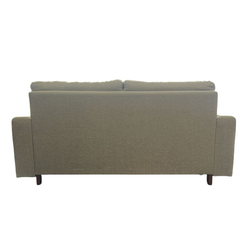 Sofa 3 cuerpos - Respaldo capitoneado - Tela beige Sofa 3 cuerpos - Respaldo capitoneado - Tela beige