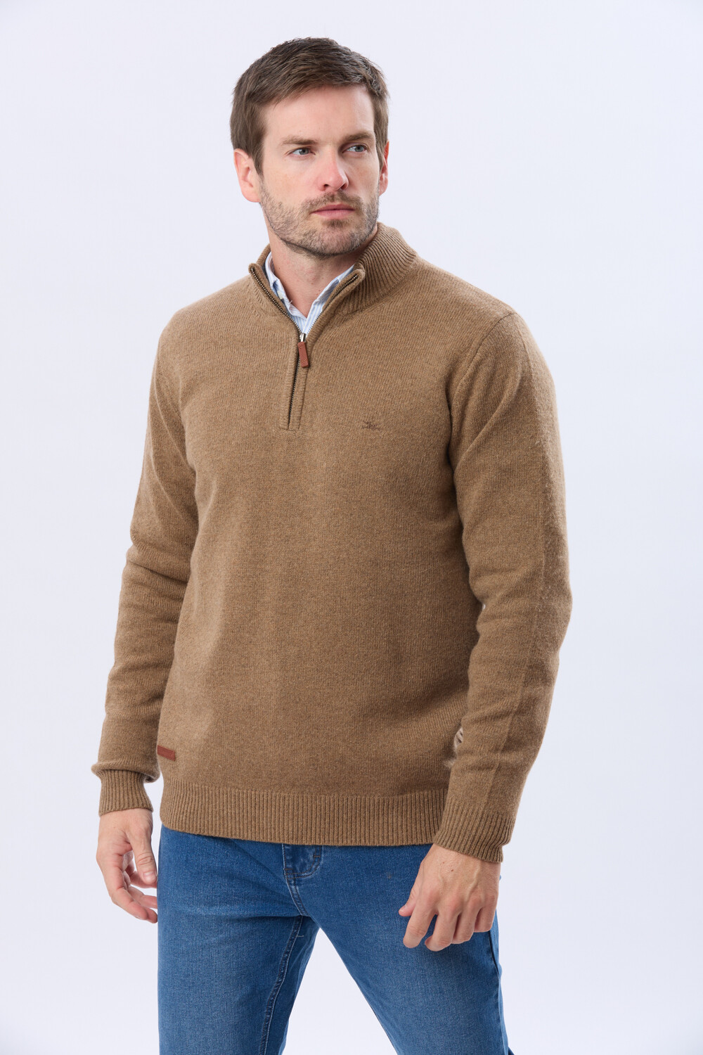 BUZO DE LANA DE ABRIGO Tostado