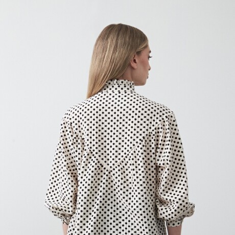 CAMISA RAFAELA Negro/Blanco