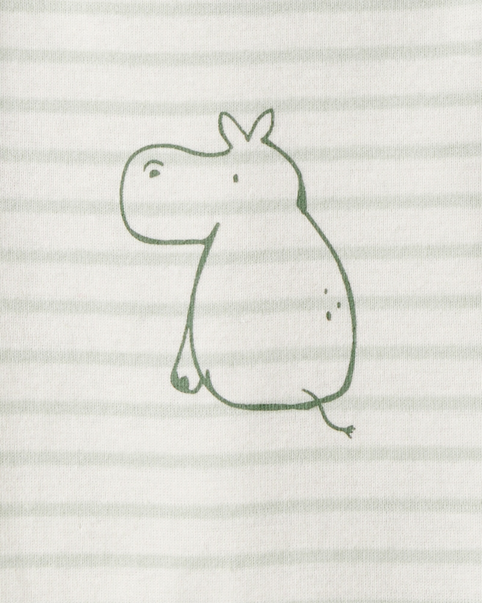 Pack cinco bodies de algodón, diseño animales Sin color