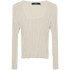 VMCECILIE LS U-NECK PULLOVER GA BIRCH